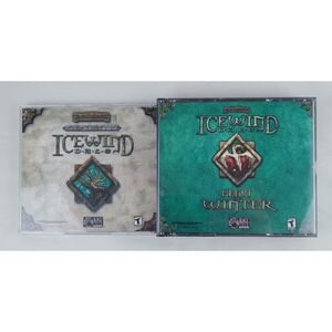 Icewind Dale: The Collection PC RPG Game 4 Disc CD-ROM w/ Heart Of Winter D&D